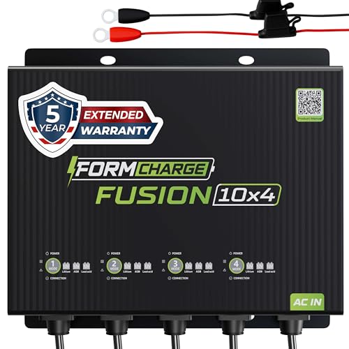 40A 12V Smart Onboard Marine Battery Charger for Lithium, AGM, and Deep Cycle Batteries G1502