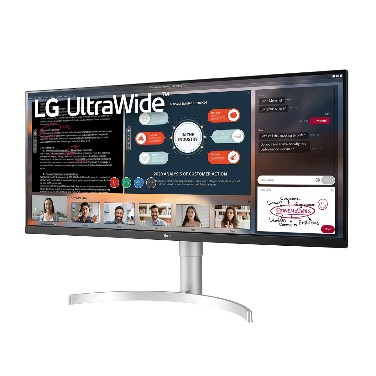 34" 21:9 FHD IPS Monitor with DisplayHDR 400 A407