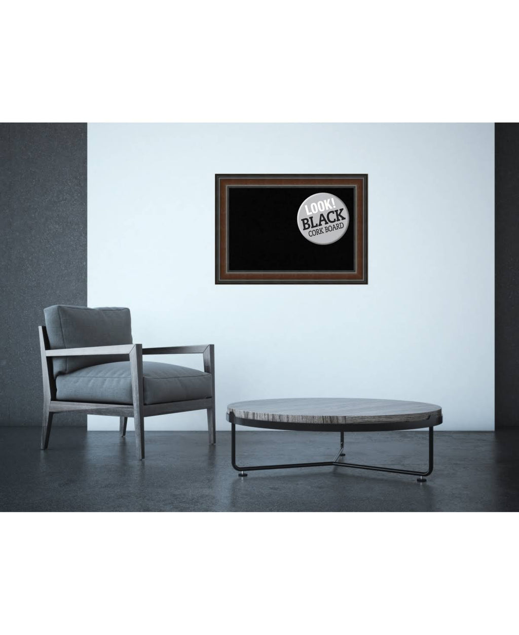 Cork Board Black, Medium O887649