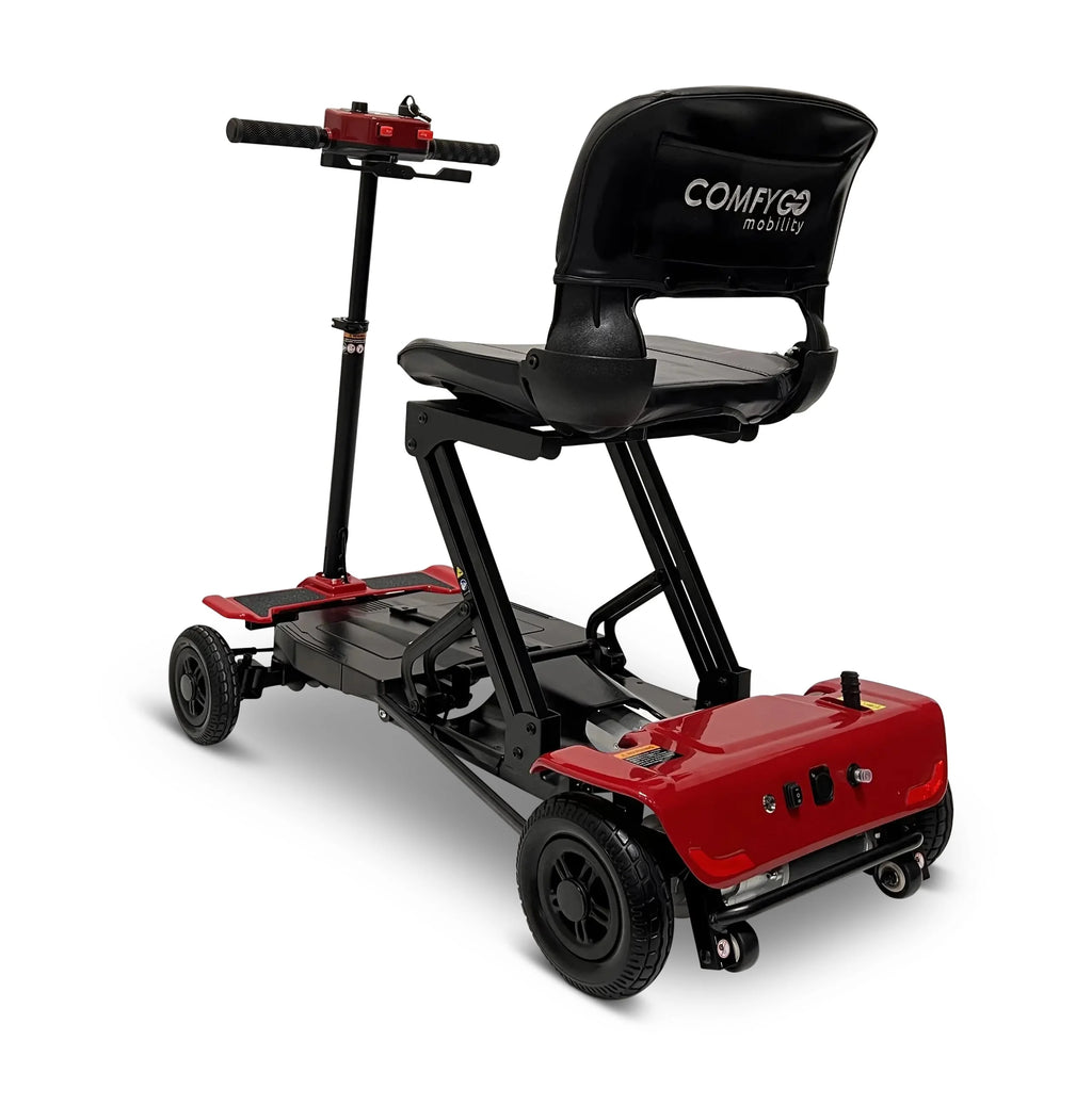 4-Wheel Foldable Electric Mobility Scooter with Extended Battery B24937