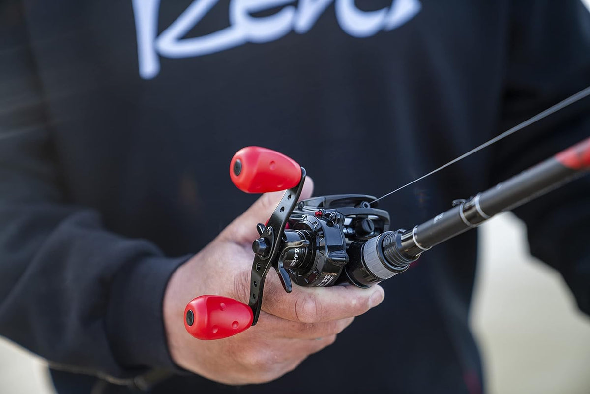 Black Max Low Profile Baitcast Reel and Fishing Rod Combo J7654