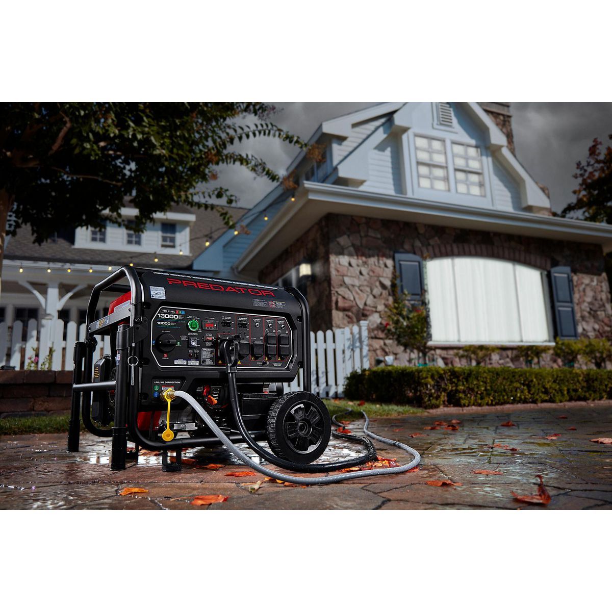 13,000 Watt Tri-Fuel Portable Generator with Remote Start D290