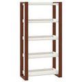 White 5 Shelf Bookcase J581