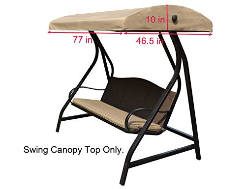 Replacement Canopy Top for Porch Swing T78756