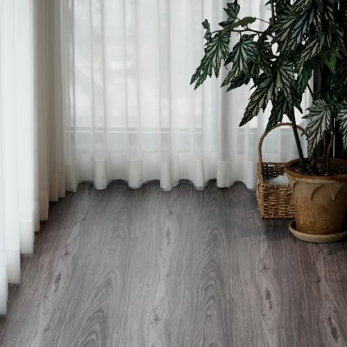 Peel and Stick Vinyl Flooring Roll Wood Grain Waterproof G192046