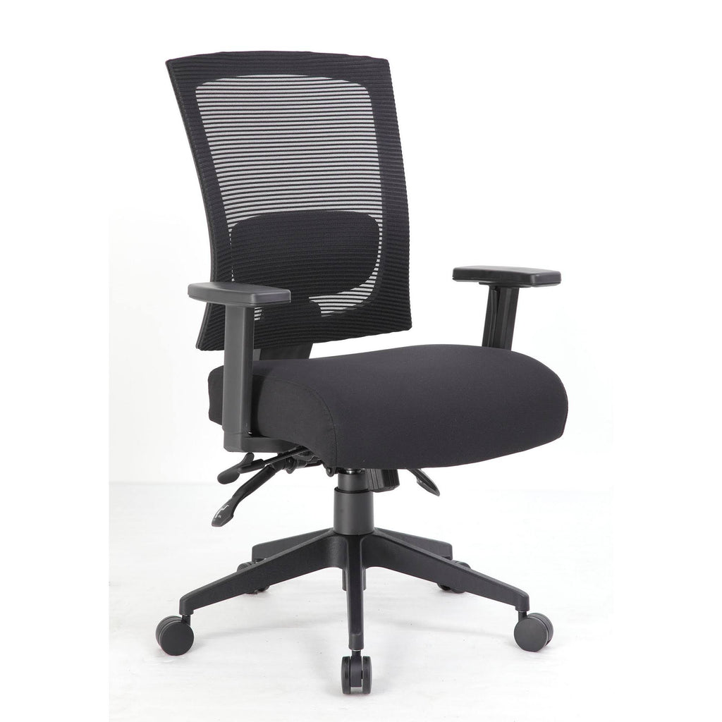 Black Mesh Back Task Chair with Seat Slider M993
