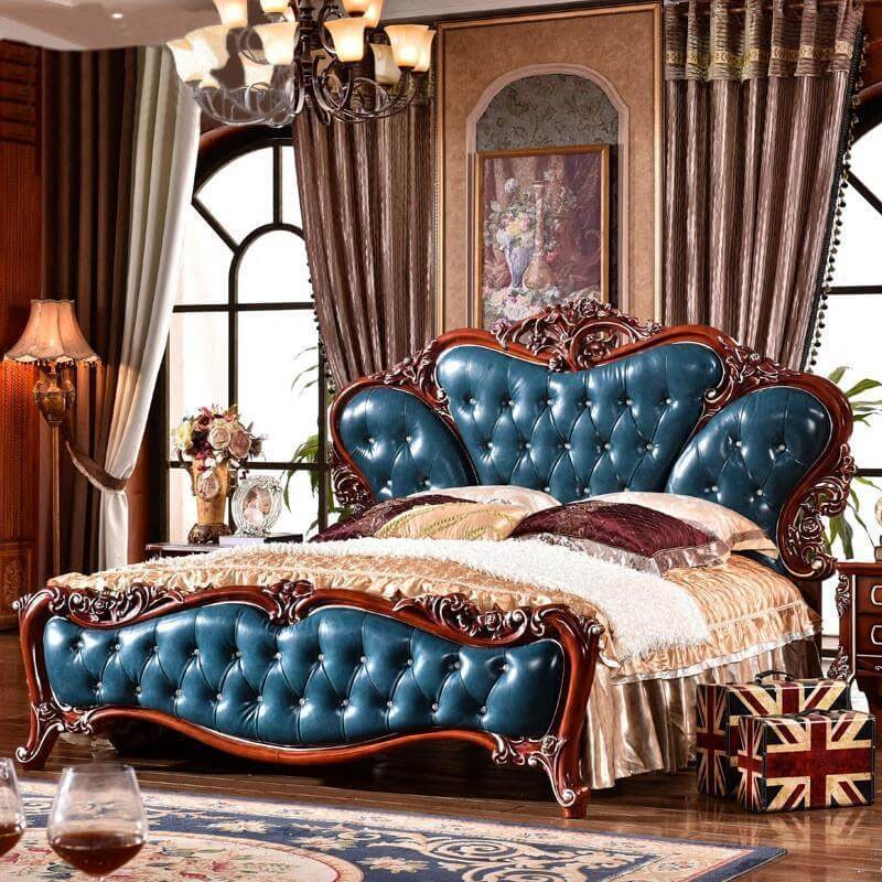 4-Piece Leather Bedroom Furniture Set J153692