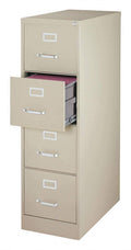 4-Drawer Vertical File Cabinet Letter Size Putty Z15005