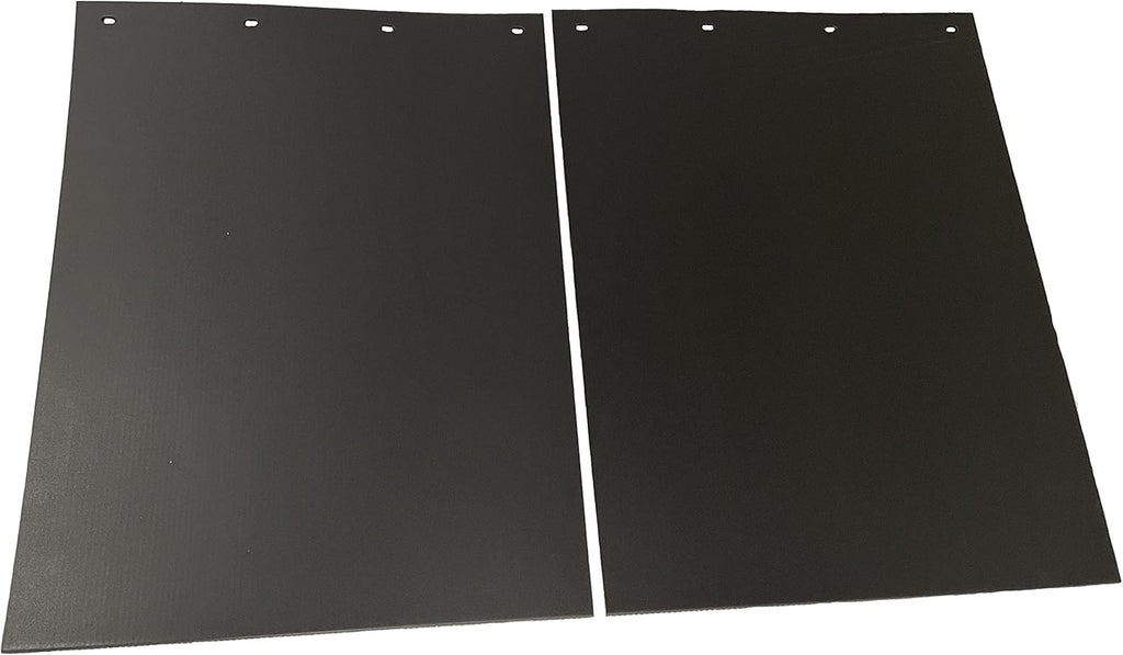 Ribbed Anti-Spray Mud Flaps 30" x 24" 3/8" Thick One Pair Pack of 2 Y934821