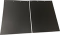 Ribbed Anti-Spray Mud Flaps 30" x 24" 3/8" Thick One Pair Pack of 2 Y934821