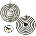 2-Pack Replacement 8 inch 5 Turns & 6 inch 4 Turns Surface Burner Elements H430