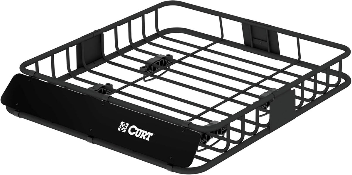 Black Steel Roof Rack Cargo Carrier X518830