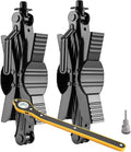 Camper Wheel Stabilizer Scissor 2 Pieces Tire Chocks Rust Proof J141615