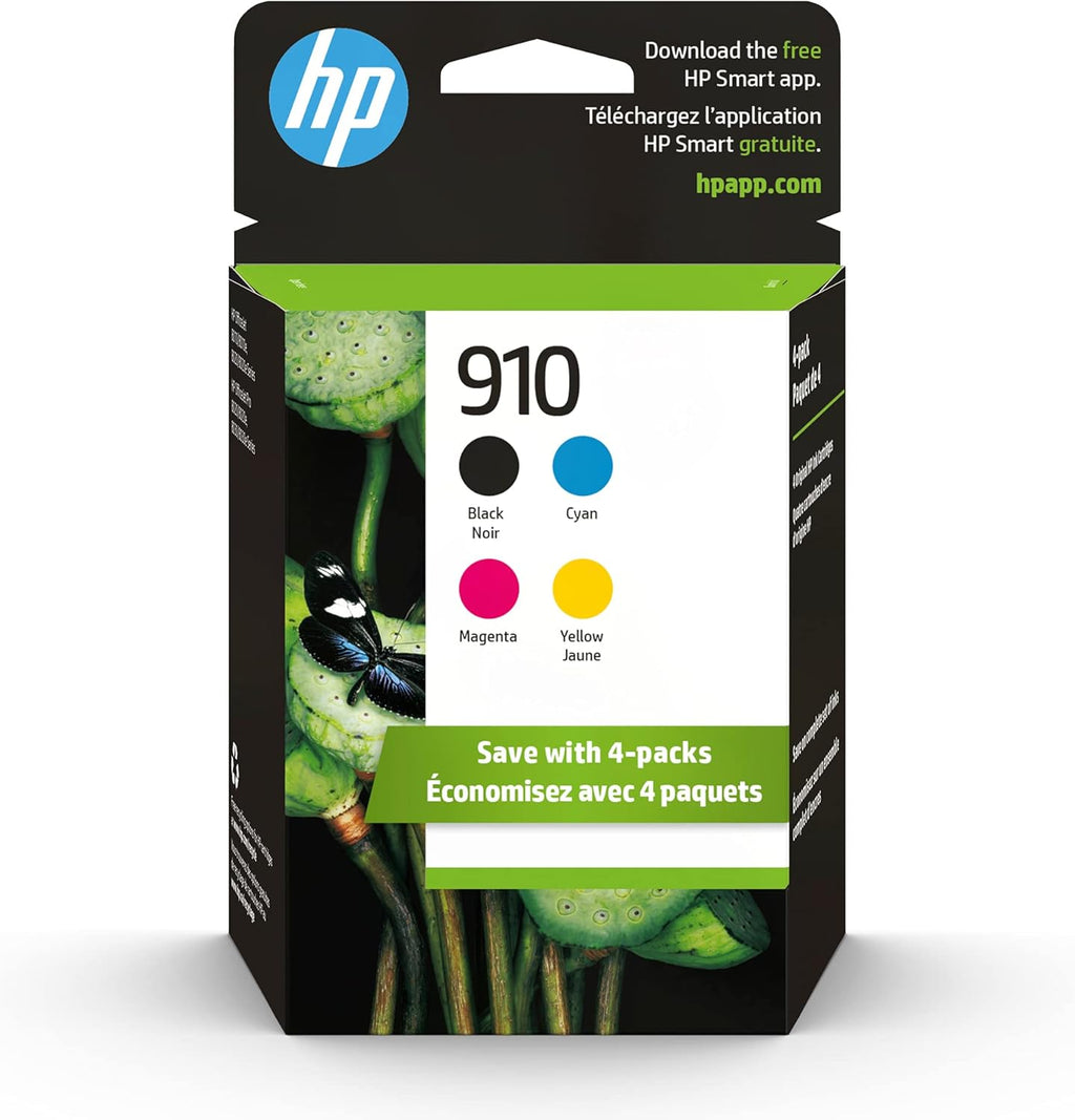 Black, Cyan, Magenta, Yellow Ink Cartridges (4-pack) O779072