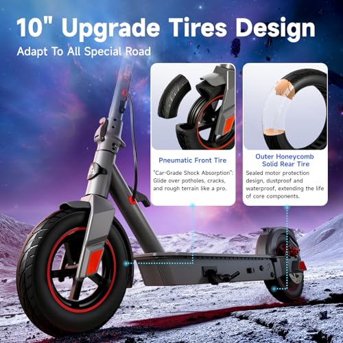 19/20 Mph 20/30 Miles Range Dual Suspension Folding Electric Scooter W449