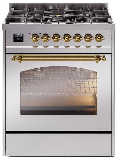 30 Dual Fuel Natural Gas Range in Stainless Steel S716112