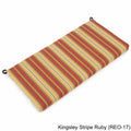 Patterned Outdoor Spun Polyester Loveseat Cushion Q7550