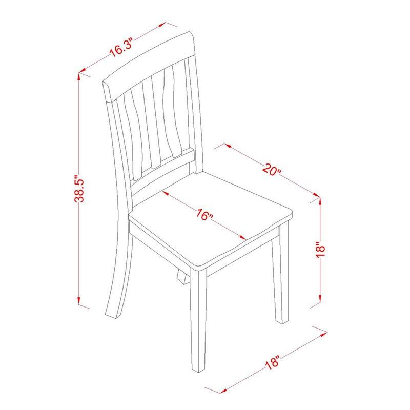 3 PC Small Kitchen Table Set and 2 Dinette Chairs X26796