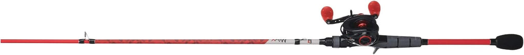 Black Max Low Profile Baitcast Reel and Fishing Rod Combo J7654