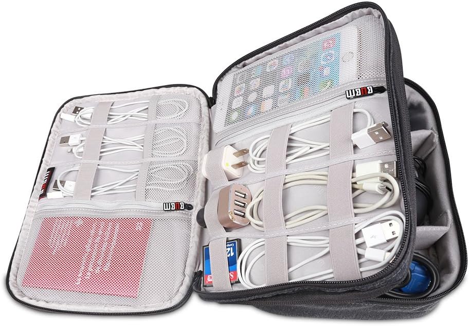 3 Pcs Electronic Organizer Bag Pouch H70134