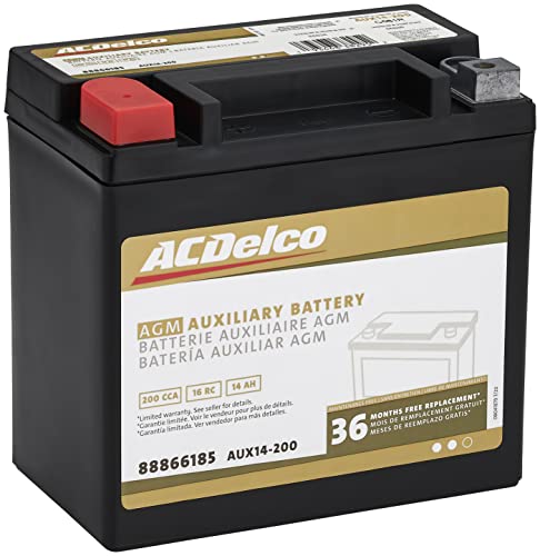 36 Month Warranty Auxiliary AGM 200 CCA Battery J449802