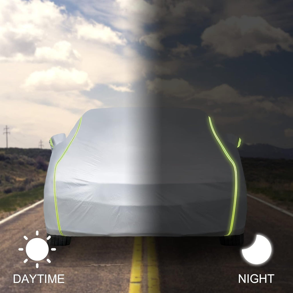 Waterproof All Weather Car Cover with Zipper W993381