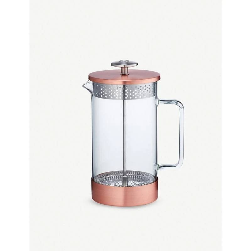 Eight Cup Borosilicate Glass and Stainless-Steel Coffee Press 1L R787436