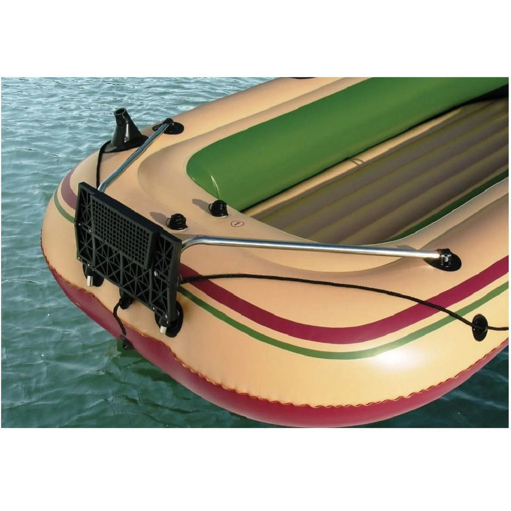 Beige and Brown 6 Person Inflatable Boat P997
