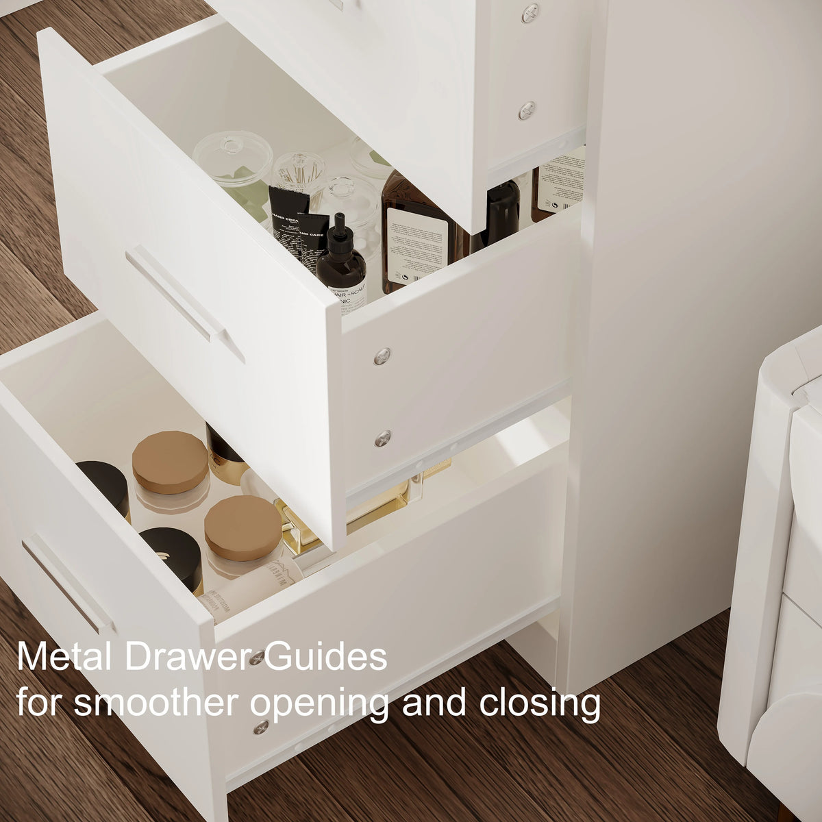 Vanity Desk with Mirror and 8 Drawer A776