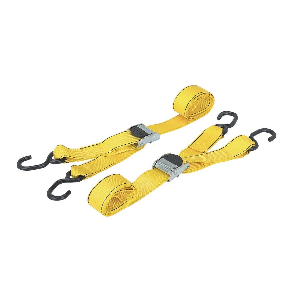 800 lb. Capacity 6 ft. Cam Buckle Tie-Downs, 2-Pack V8828