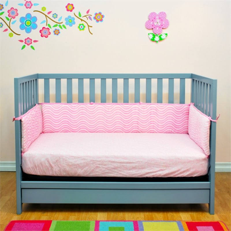 3-in-1 Convertible Crib, Gray D843710