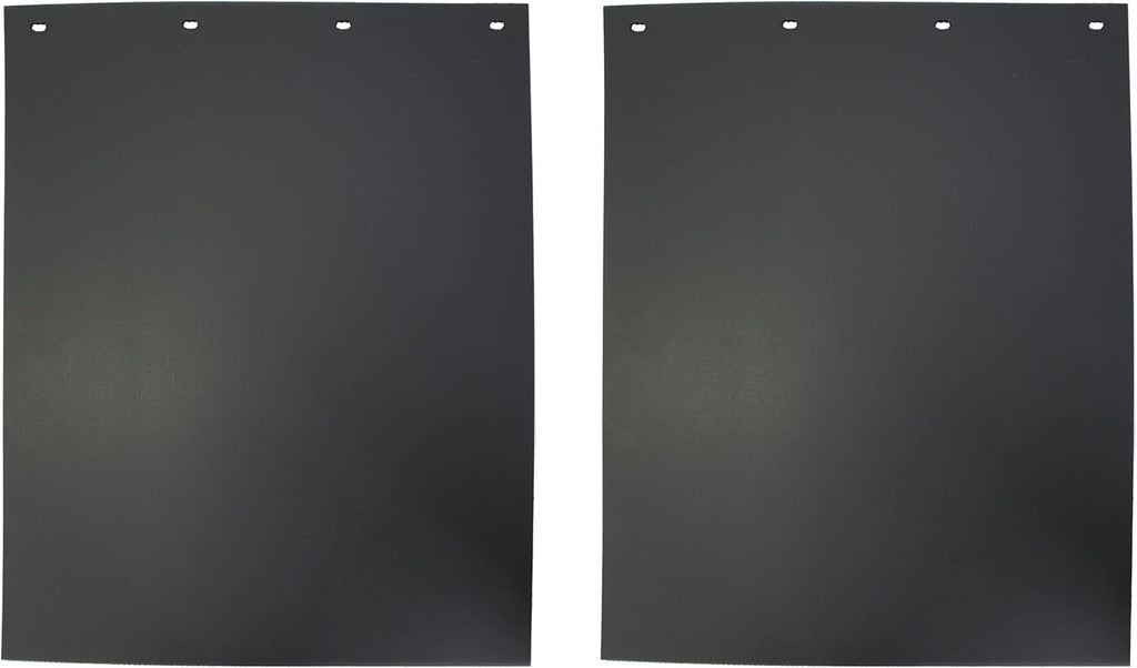 Ribbed Anti-Spray Mud Flaps 30" x 24" 3/8" Thick One Pair Pack of 2 Y934821
