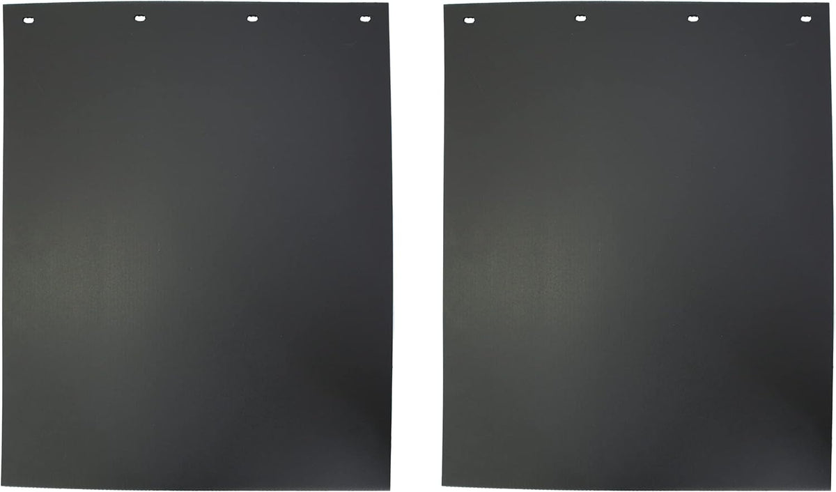 Ribbed Anti-Spray Mud Flaps 30" x 24" 3/8" Thick One Pair Pack of 2 Y934821