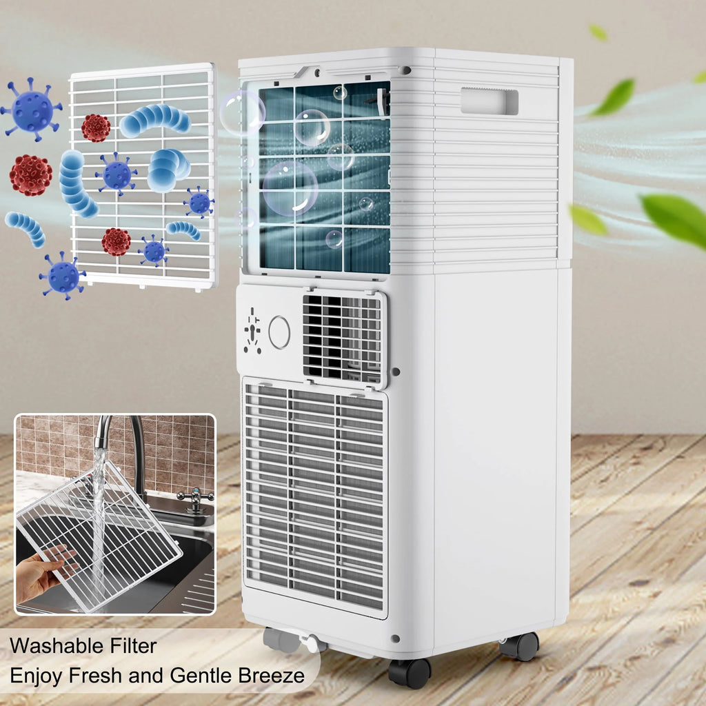 5000 BTU Portable Air Conditioner 3-in-1 Black S75956