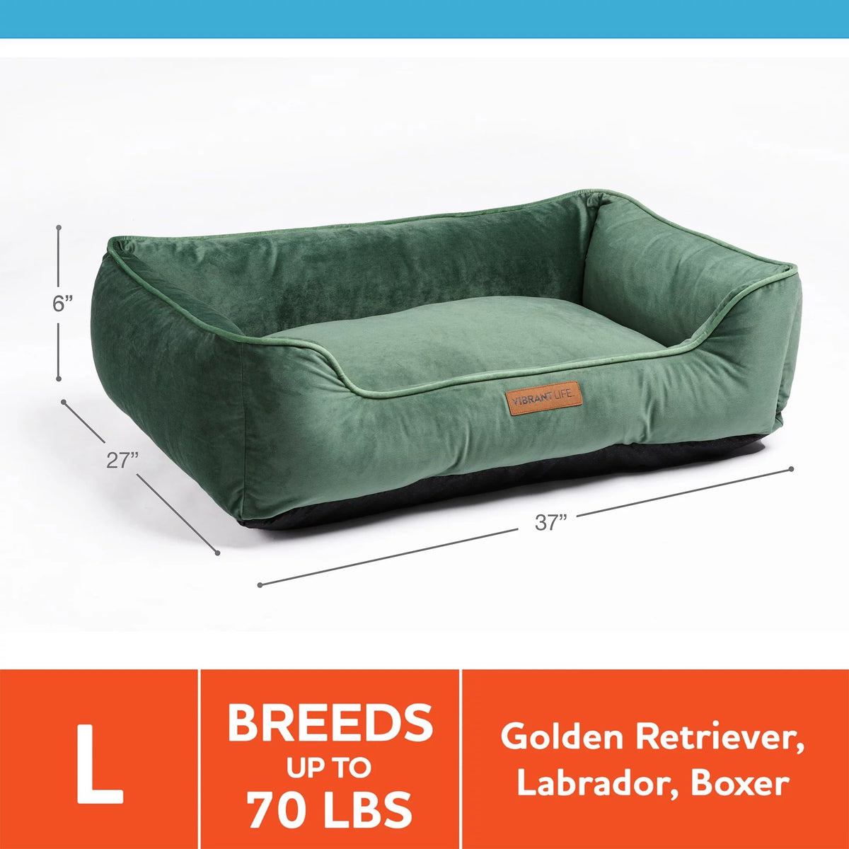 Large Faux Velvet Pet Bed Y528