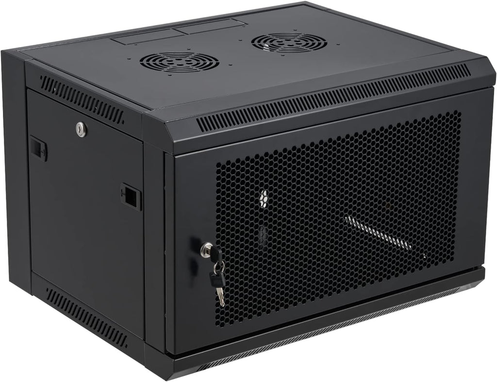 Wall Mount Server Cabinet Network Rack Vented Enclosure Locking Door P332981
