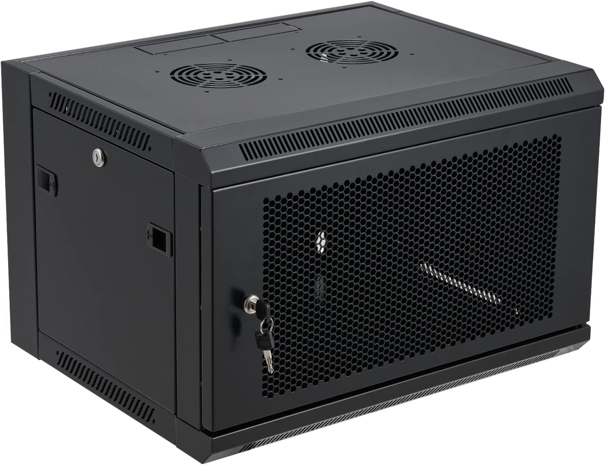 Wall Mount Server Cabinet Network Rack Vented Enclosure Locking Door P332981