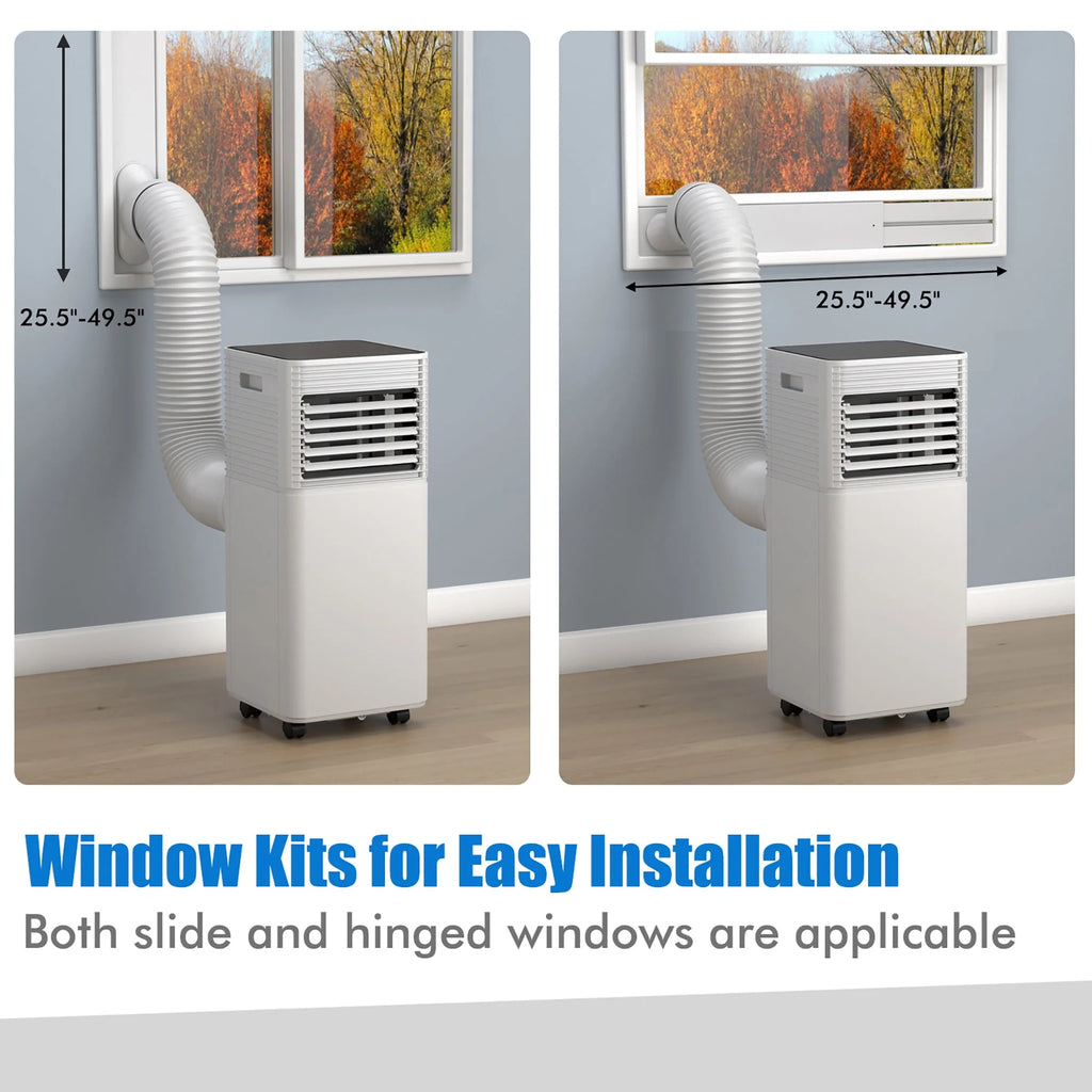 5000 BTU Portable Air Conditioner 3-in-1 Black S75956