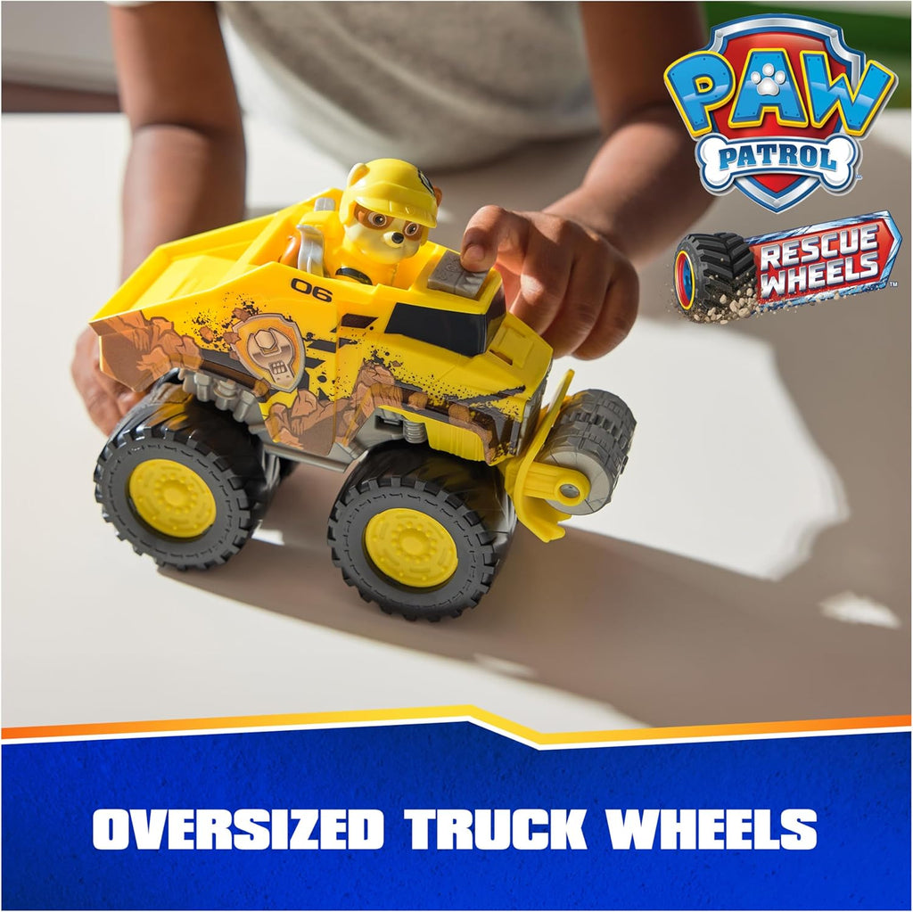 Paw Patrol Rubble’s Bulldozer Toy Truck with Vehicle Transformation and Collectible Action Figure T840