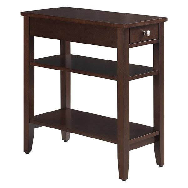 3-Tier End Table with Drawer K892