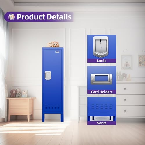 54" Height Lockable Steel Locker U5908