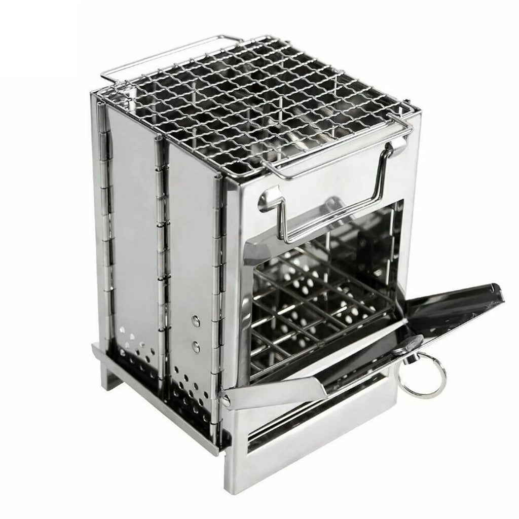 Portable Stainless Steel Wood Burning Stove X5388