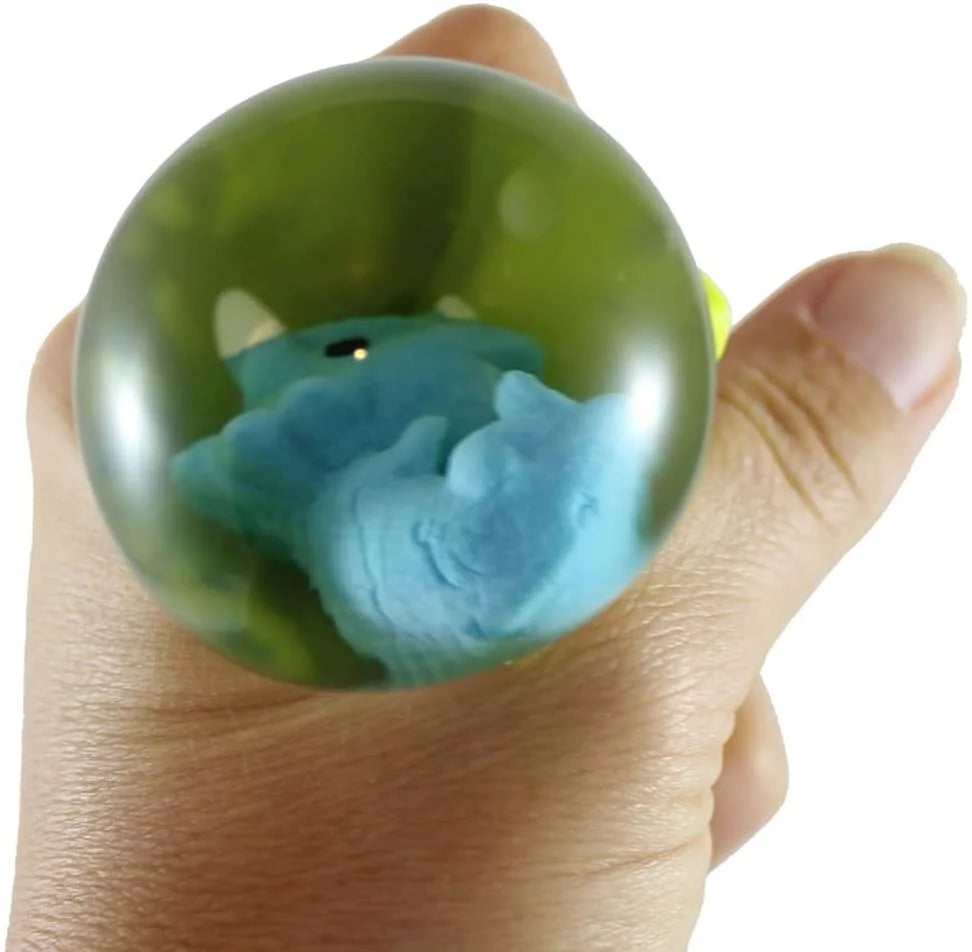 Set of 4 Hatching Dinosaur Egg Squeeze Stress Ball Sensory Fidget Toy C250163