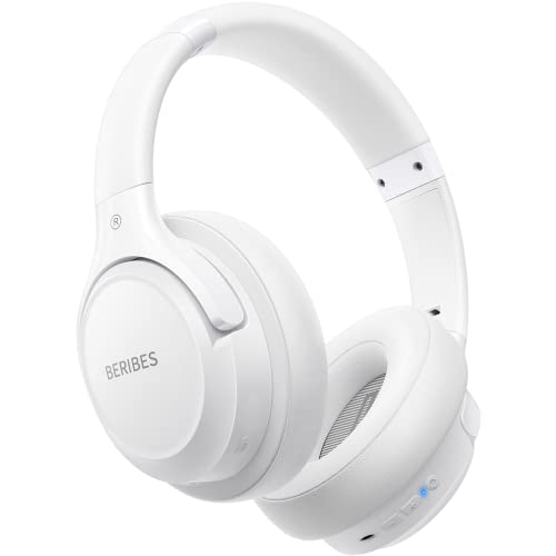 Bluetooth Headphones Over Ear, 65H Playtime, 6 EQ Music Modes, Wireless Headphones with Microphone, Foldable Lightweight Headsets, Deep Bass I77464