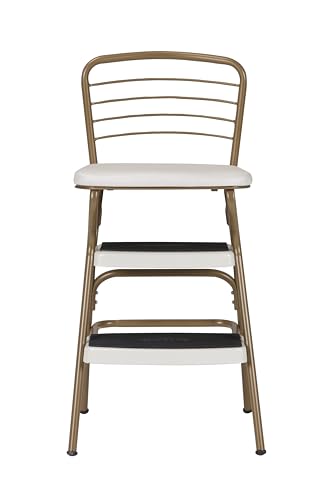 Black Chair and Step Stool C80866