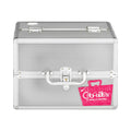 Silver 4-Tray Train Case S189