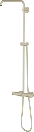 Brushed Nickel Thermostatic Shower System E684314
