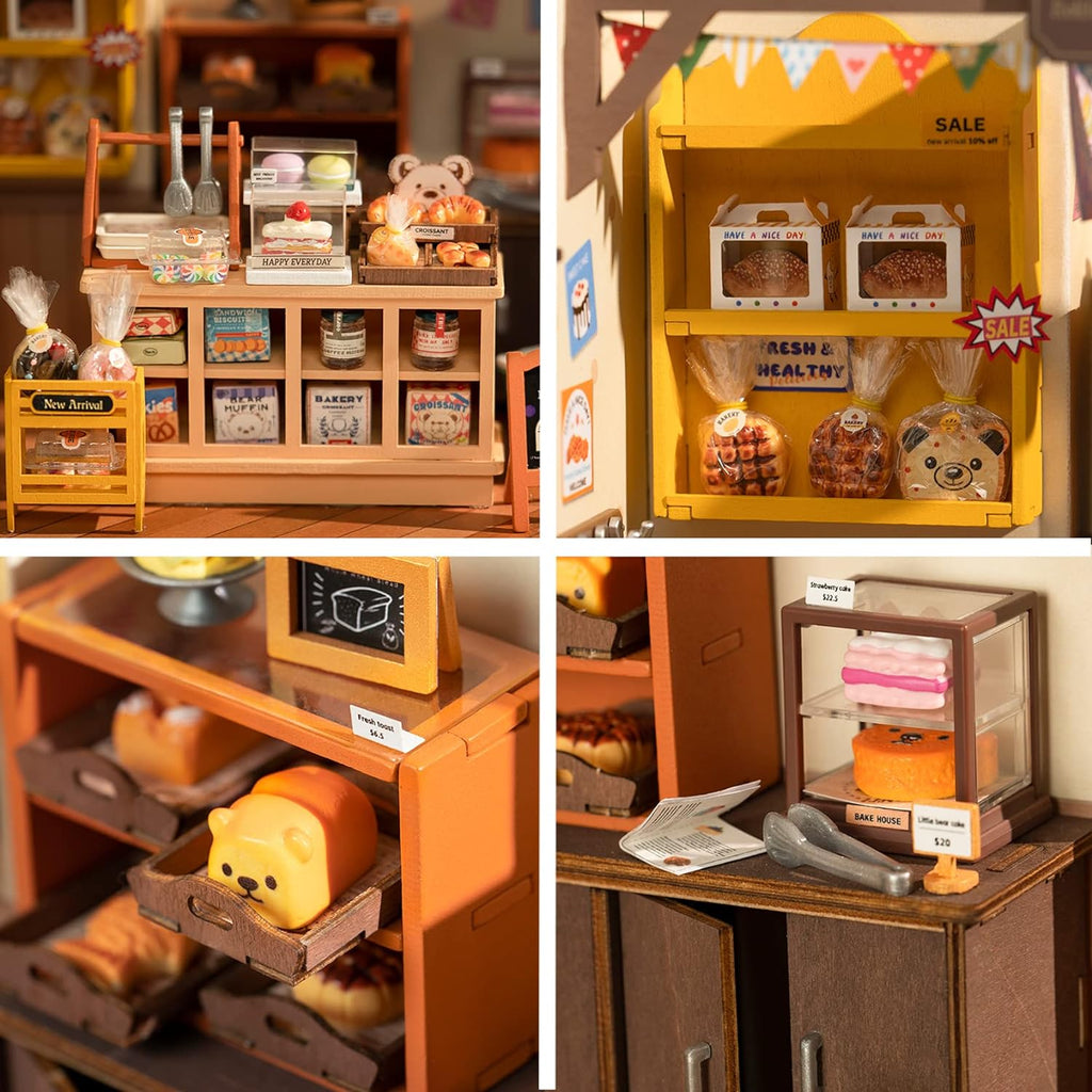 DIY Miniature Doll House Kit with LED B5807