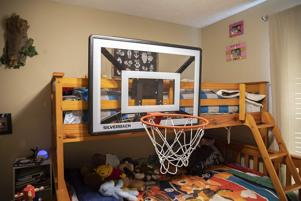 Youth Basketball Hoop with Mounting Technology, Black N688