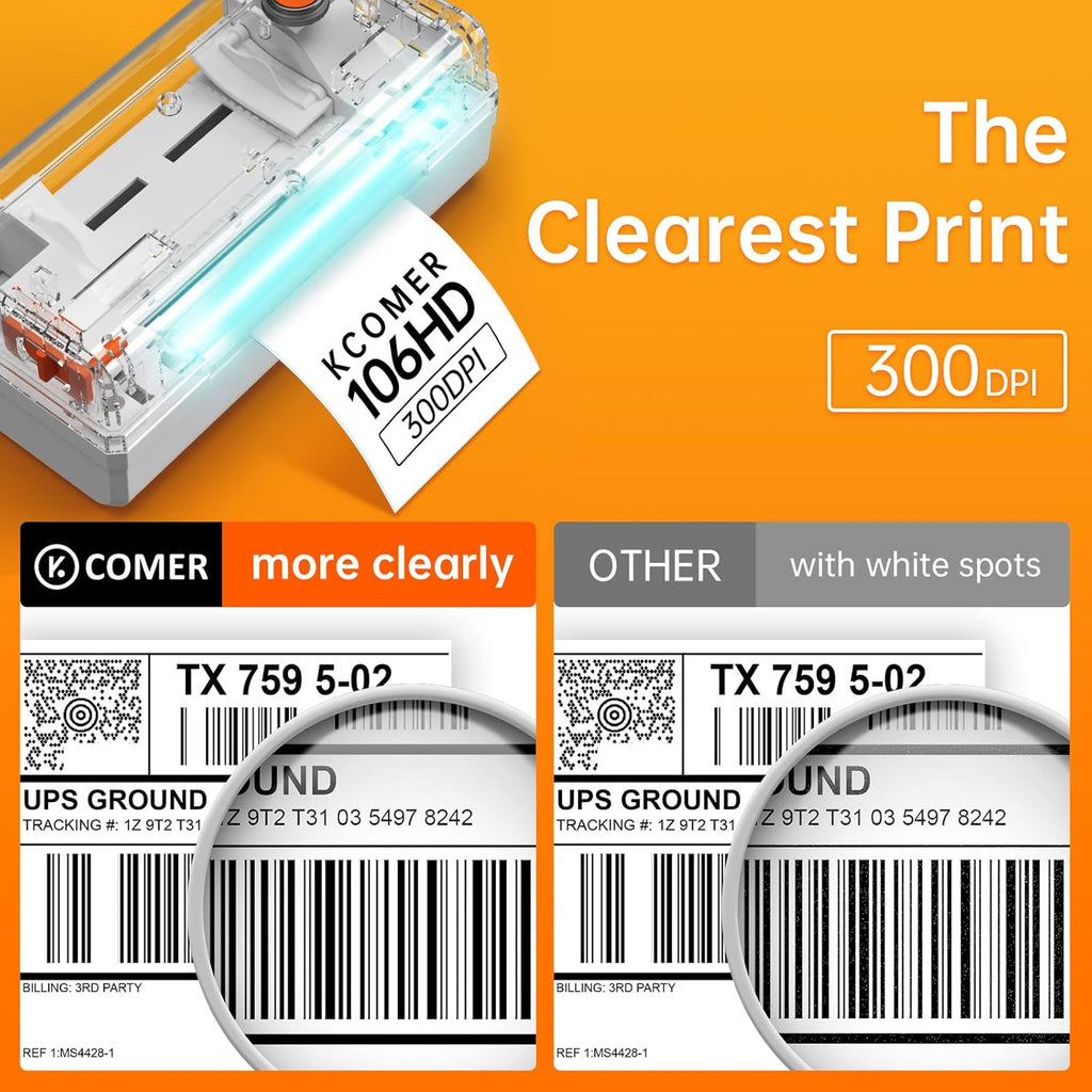 Thermal Shipping Label Printer 300DPI 4x6 T994